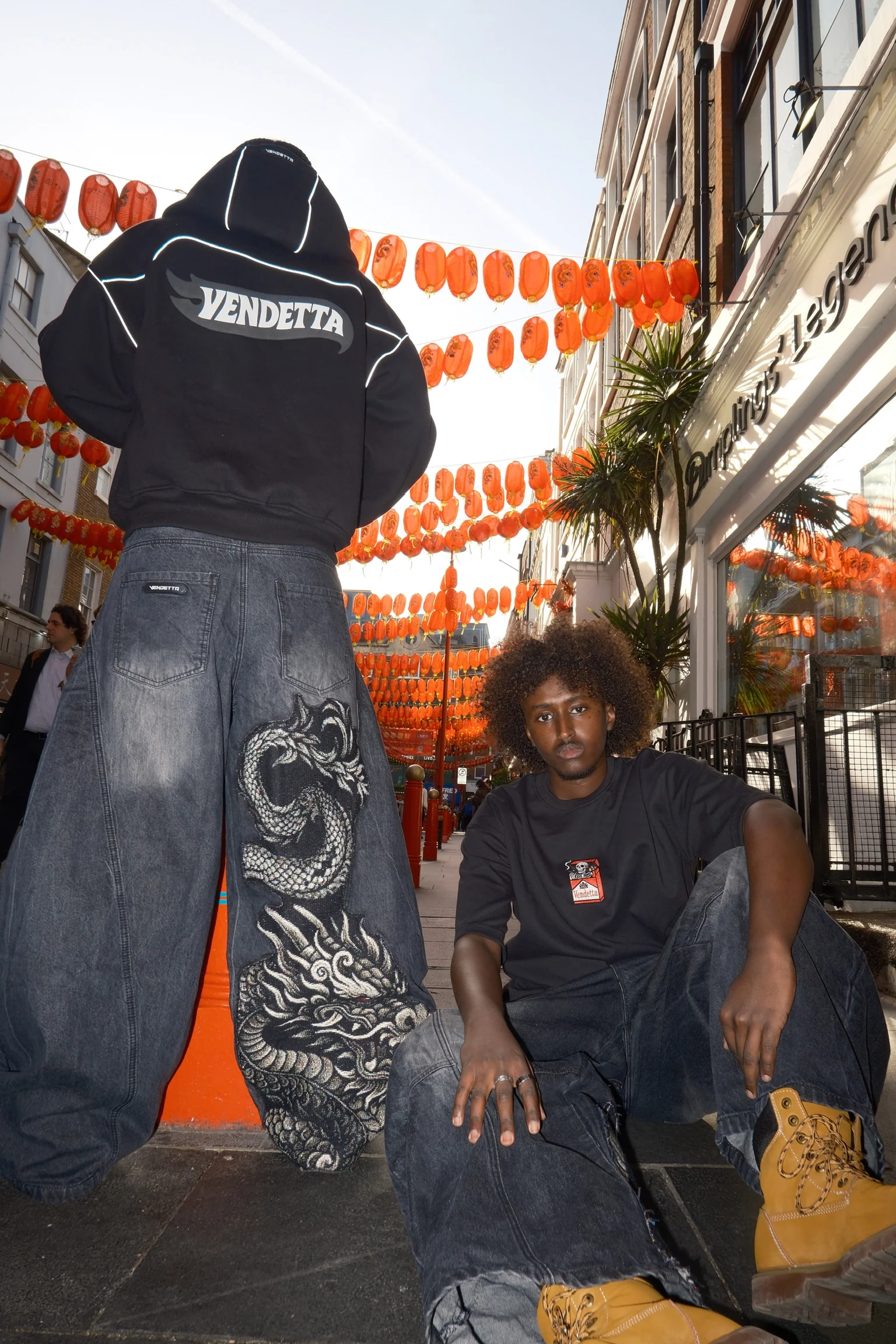 VA-FW25-BL031 DRAGON BARREL JEANS - Image 2