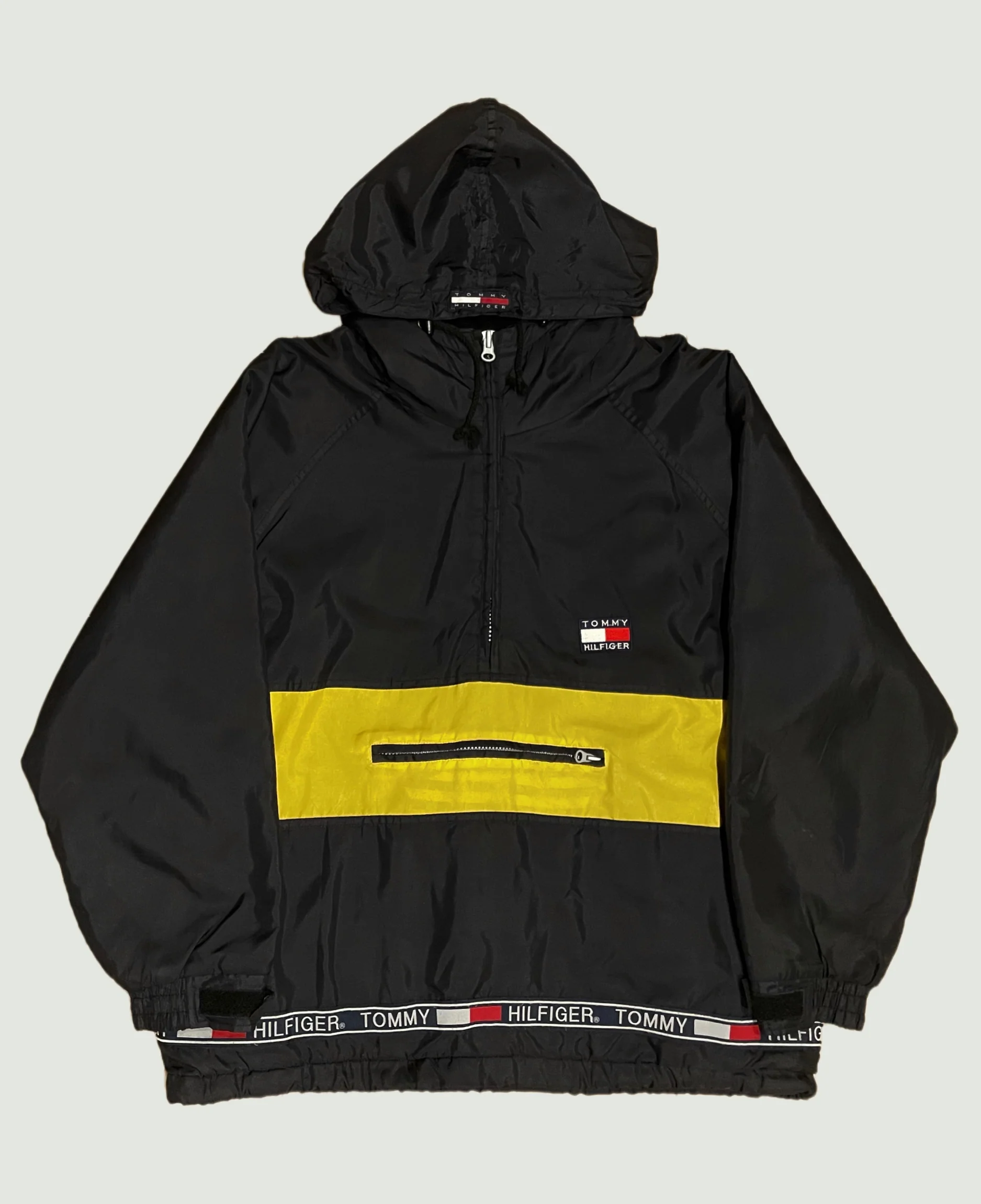 VA-AW21-221 TAPESTRY TOMMY HILFIGER 1/4 ZIP PULLOVER HOODIE - Image 2