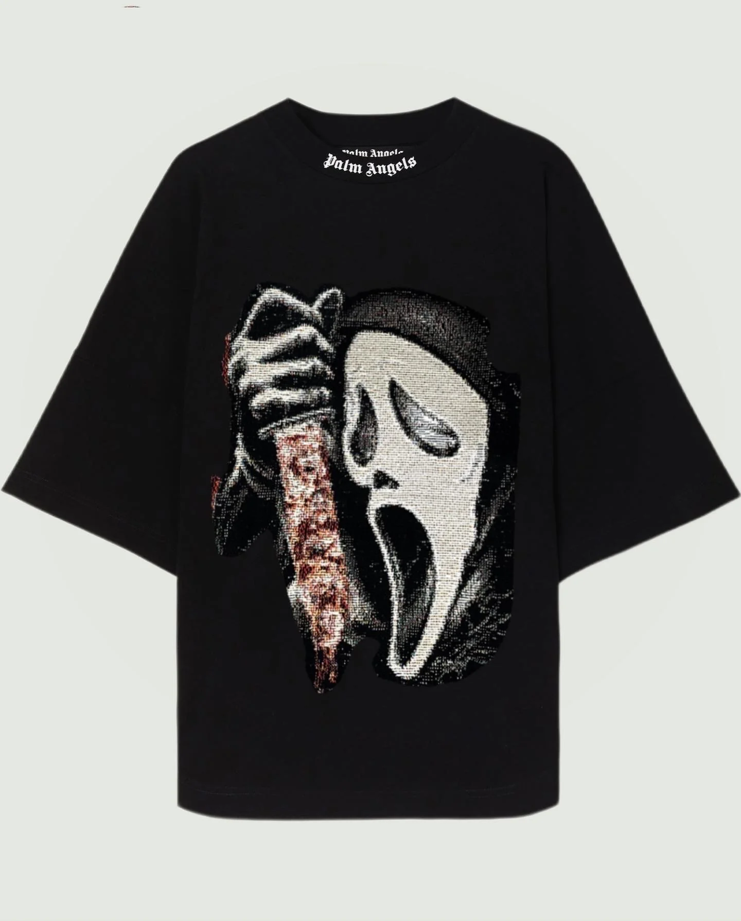 VA-AW23-662 SCREAM TAPESTRY ACNE STUDIOS HEAVYWEIGHT TEE REWORK