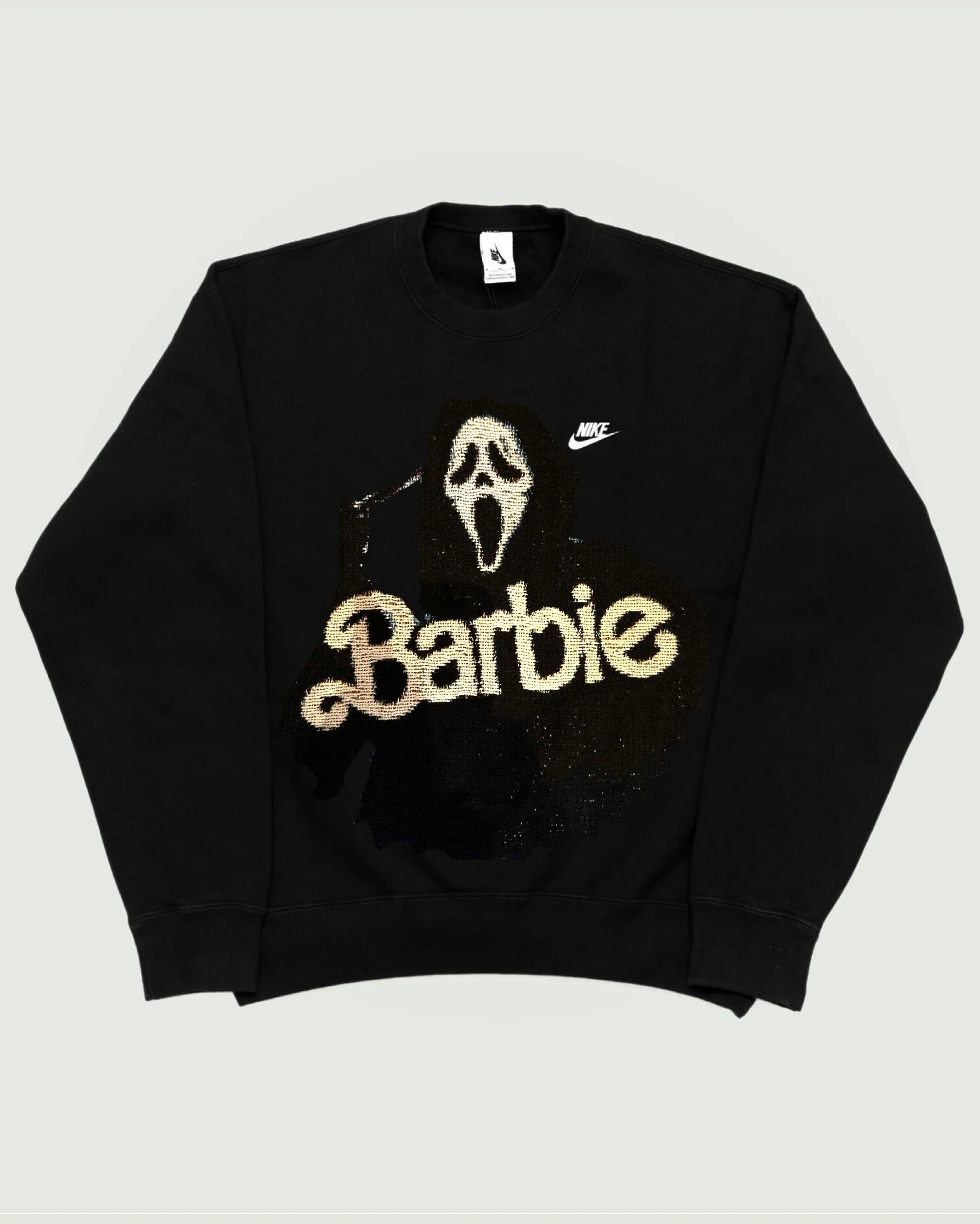VA-AW23-677 SCREAM BARBIE NIKE TAPESTRY RETRO REWORK CREWNECK