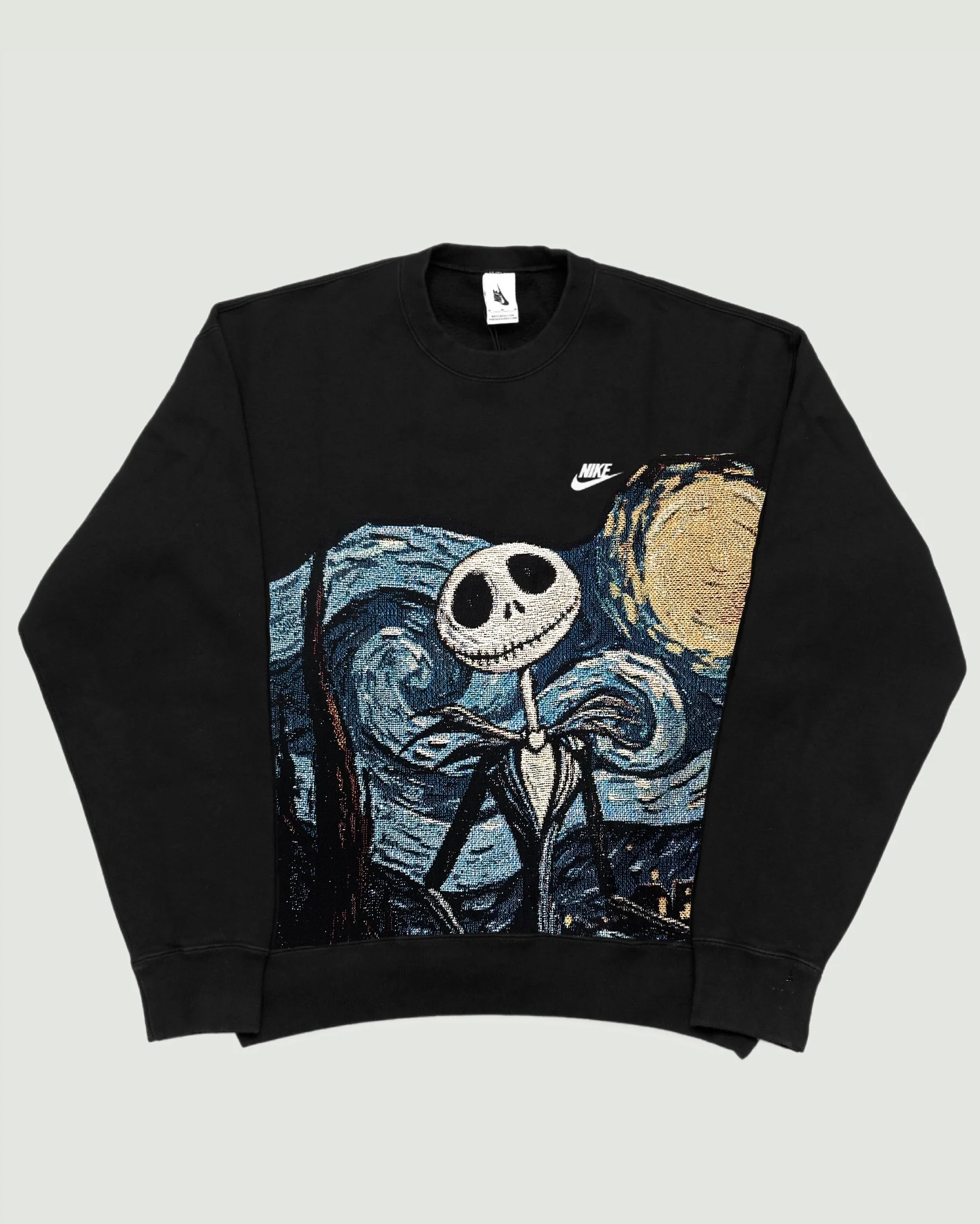 VA-AW23-688 JACK SKELLINGTON X VAN GOGH NIKE RETRO REWORK CREWNECK