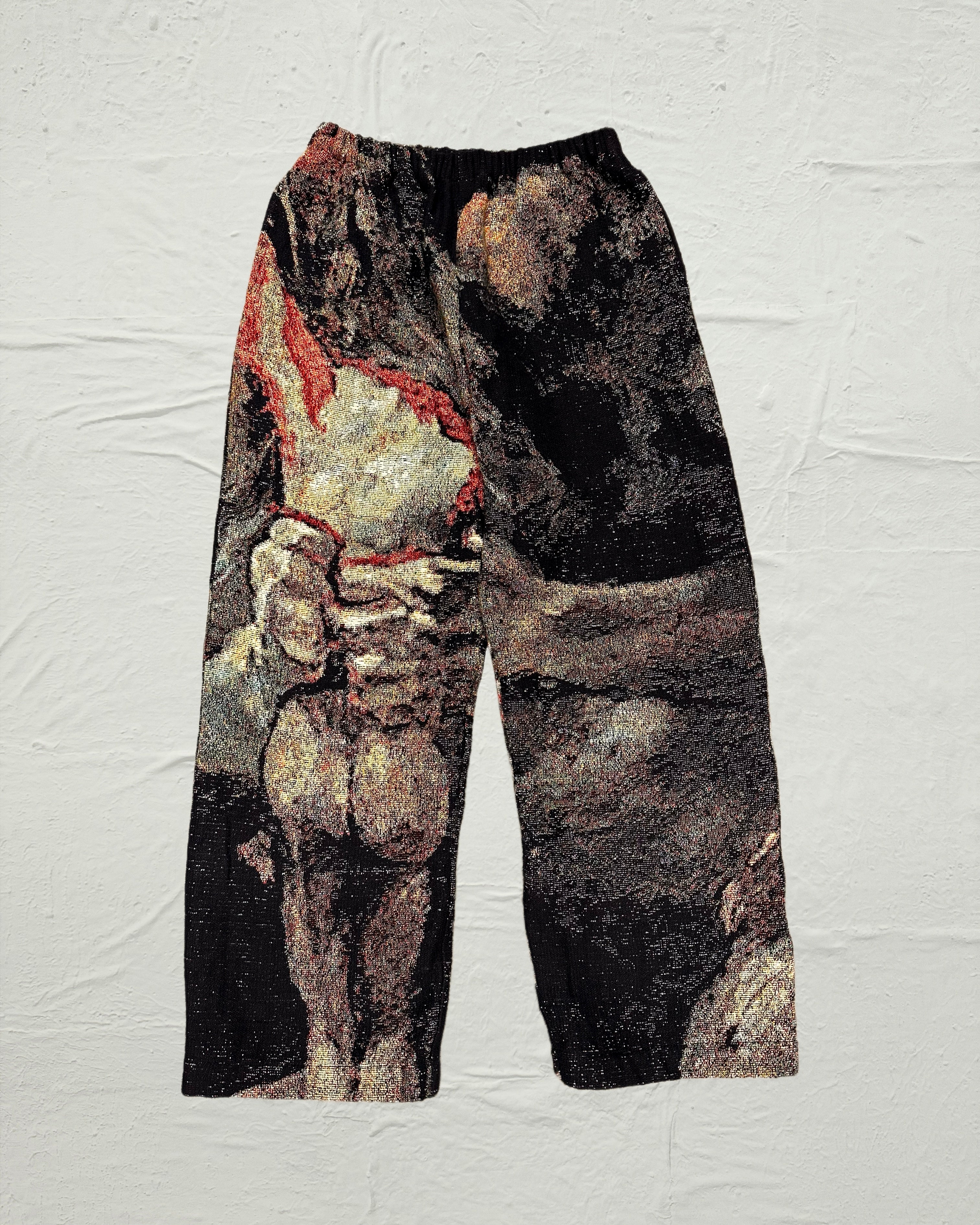 VA-FW24-812 SATURN DEVOURING HIS SON FULL TAPESTRY TROUSERS - Image 2