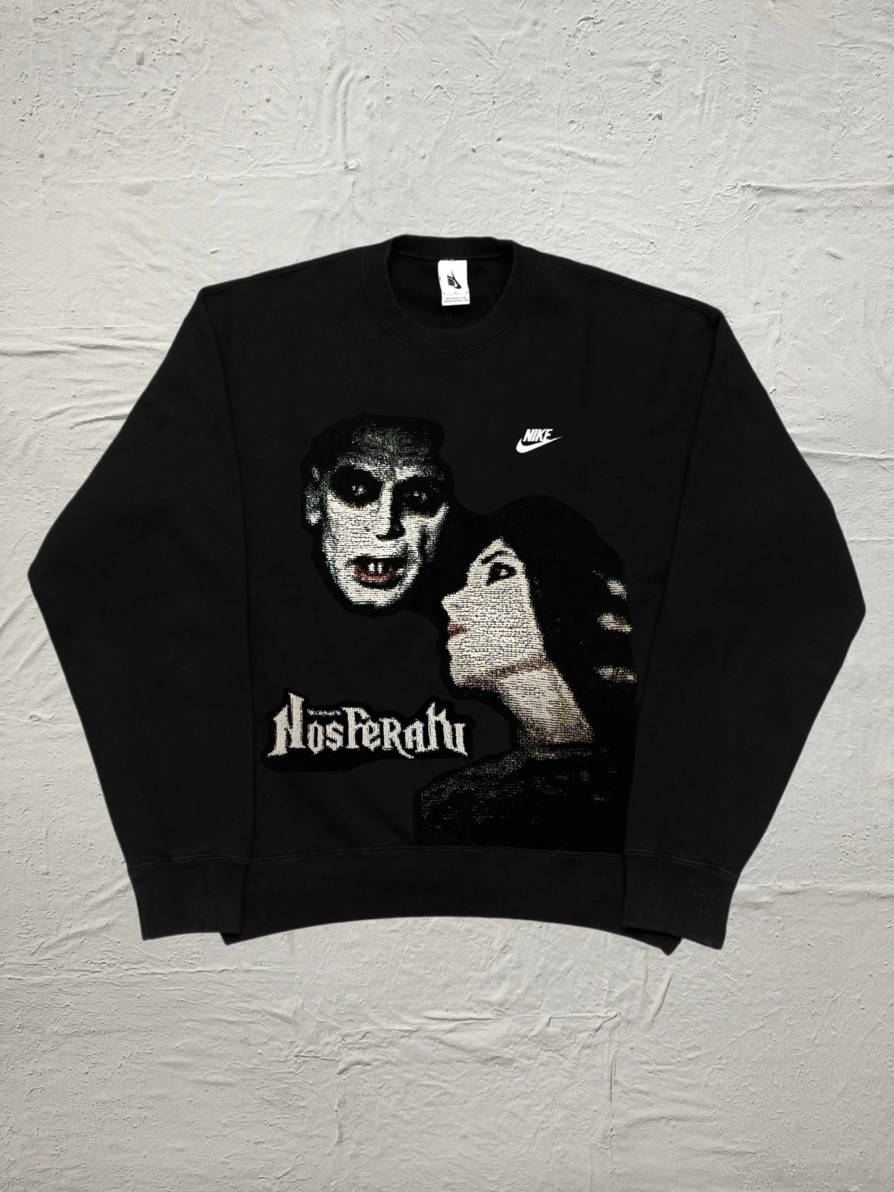 VA-FW24-853 NOSFERATU TAPESTRY RETRO REWORK CREWNECK