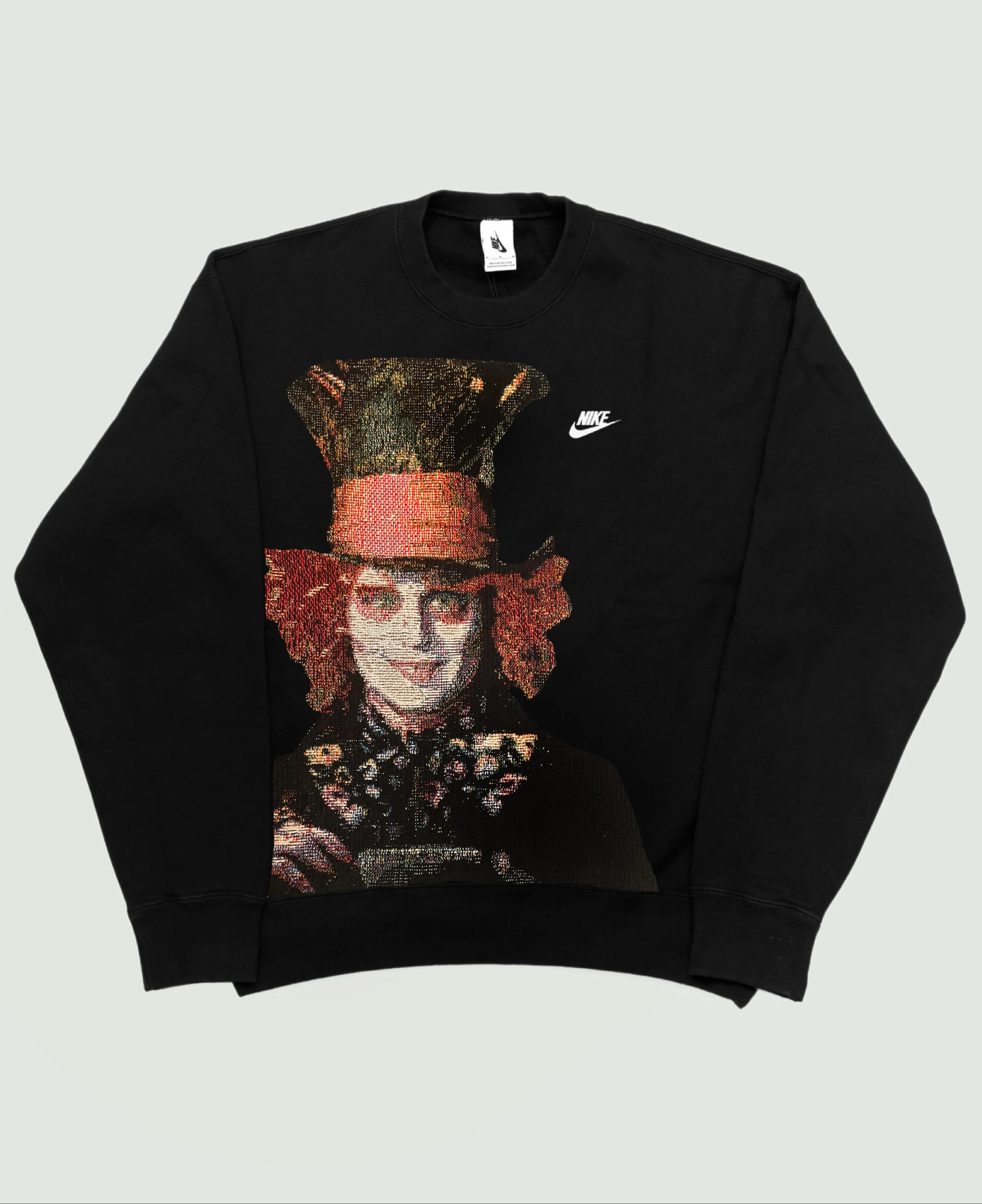 VA-S21-200 MAD HATTER TAPESTRY NIKE RETRO REWORK CREWNECK