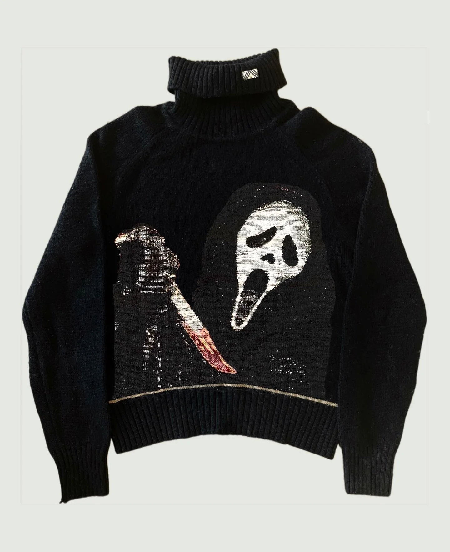 VA-SS22-369 SCREAM BURBERRY TURTLENECK TAPESTRY