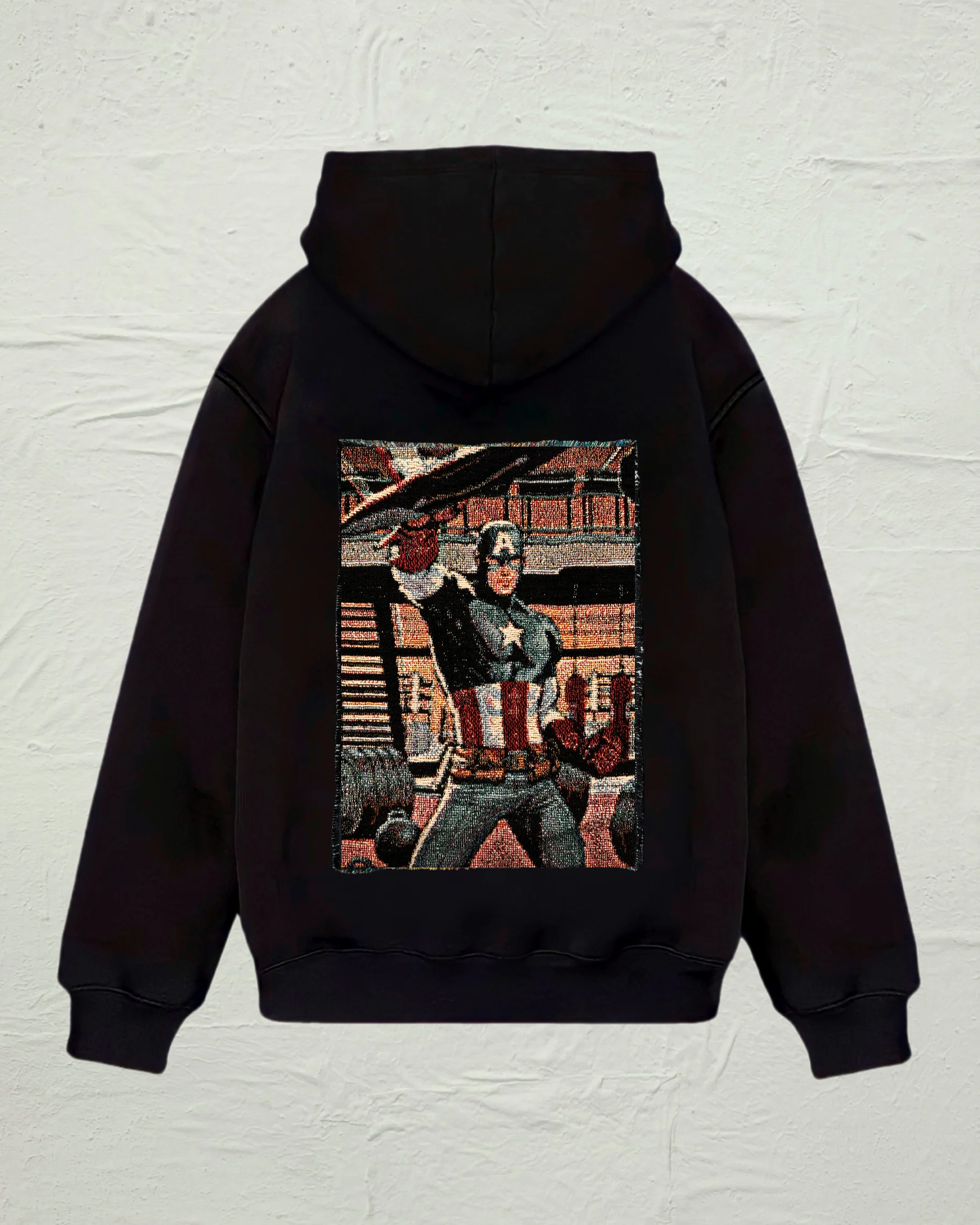 VA-SS25-863 CAPTAIN AMERICA TAPESTRY HOODIE