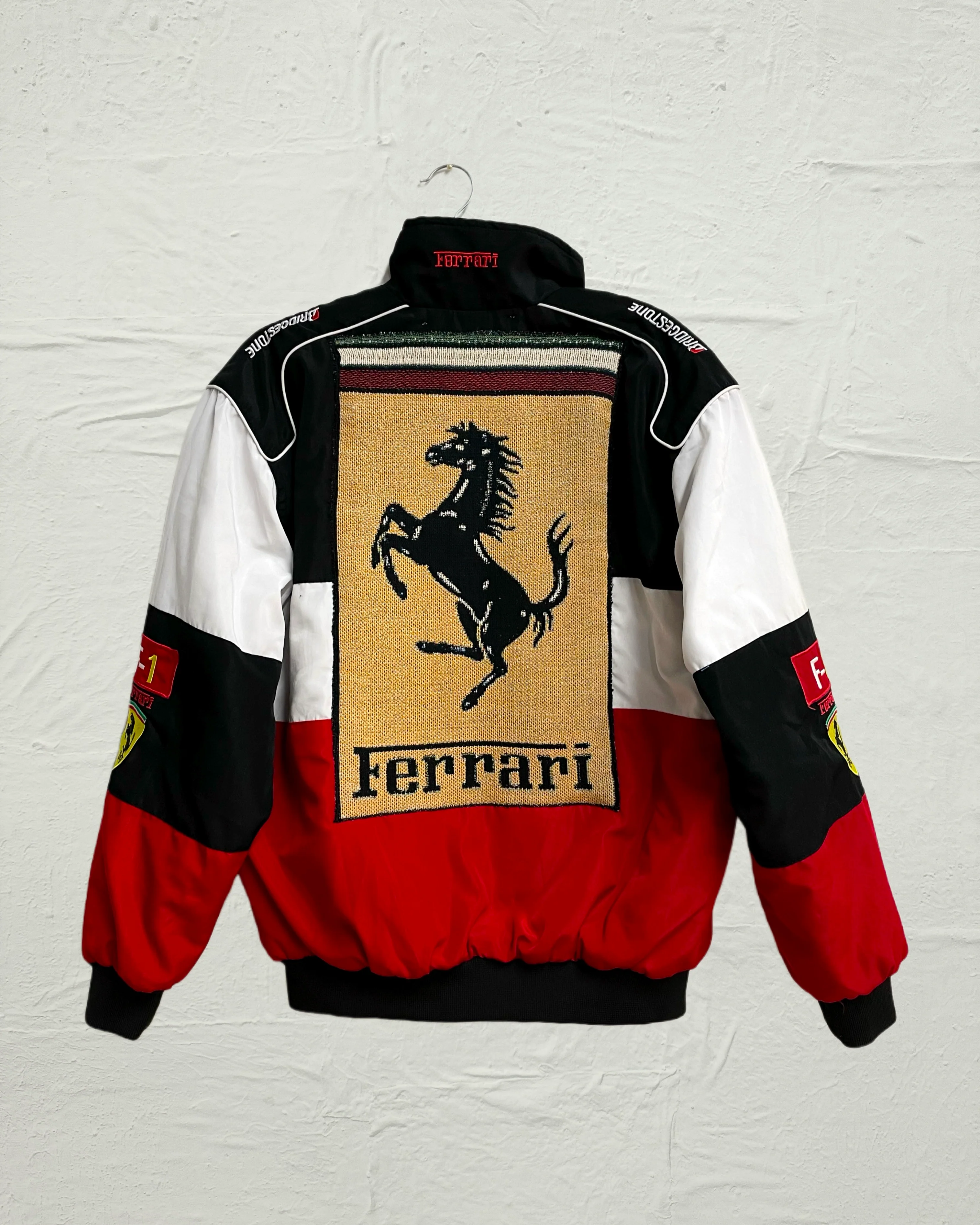 VA-SS25-869 FERRARI RACE BOMBER ZIP JACKET
