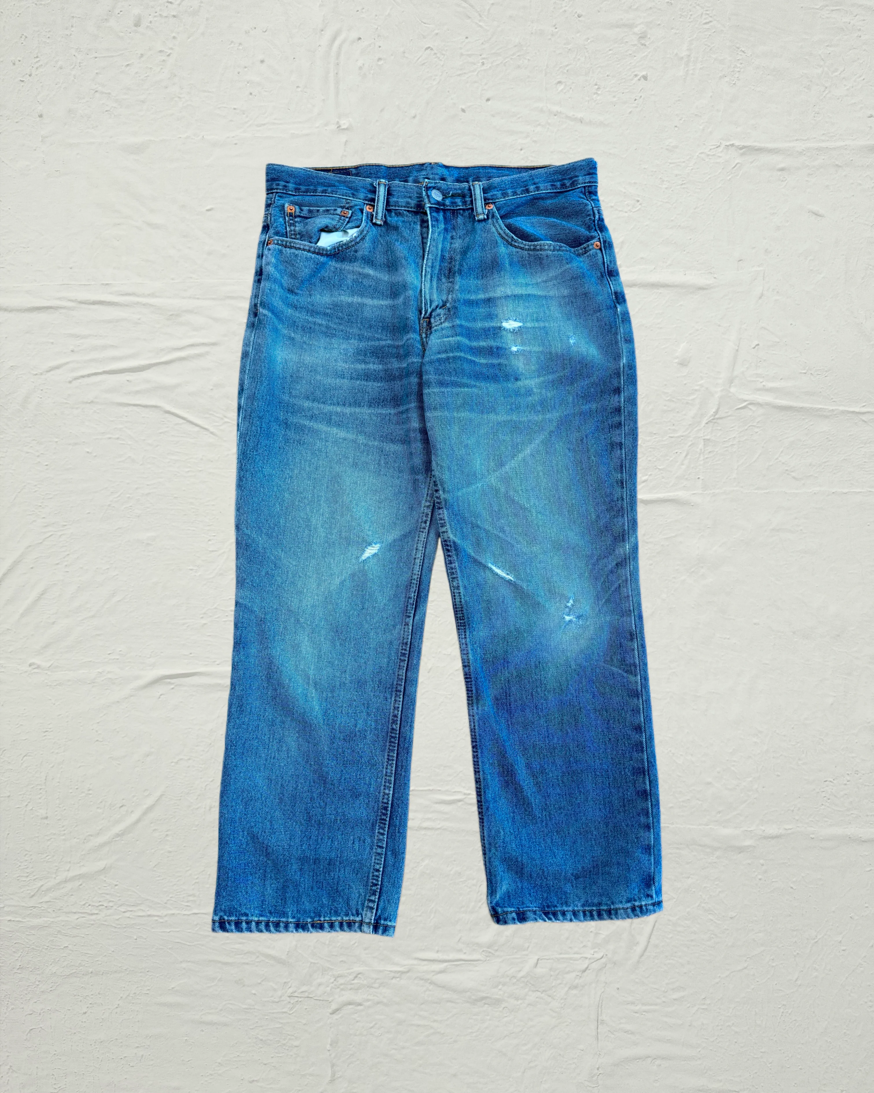 VA-SS25-889 LEVIS SMOKING SKULL EMBROIDERY JEANS - Image 3